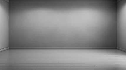Wall Mural - Gray empty room studio gradient used for product background