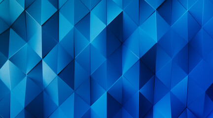 Wall Mural - Random shifted Wall background with tiles. Futuristic, triangle tile pattern Wallpaper with 3D. 3D Render