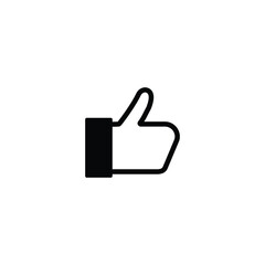 Wall Mural - like hand icon, like hand sign vector for web site computer and mobile app