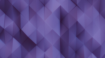 Random shifted Wall background with tiles. Futuristic, triangle tile pattern Wallpaper with 3D. 3D Render