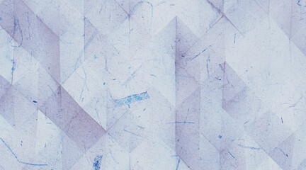 Wall Mural - Random shifted Wall background with tiles. Futuristic, triangle tile pattern Wallpaper with 3D. 3D Render