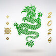 Chinese Green Dragon Symbol of the Year