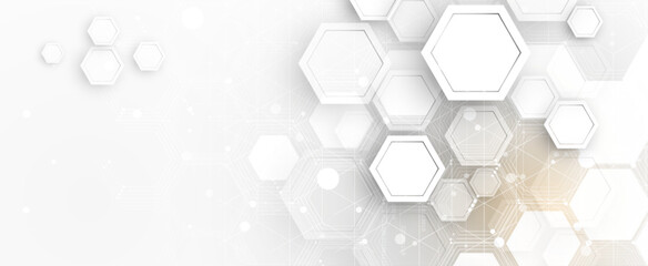 Technology Network Vector Background.. Science and technology presentation background. Big data connectivity software development wallpaper