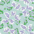 © Siu-Hong Mok - Green Abstract Floral Seamless Pattern Design