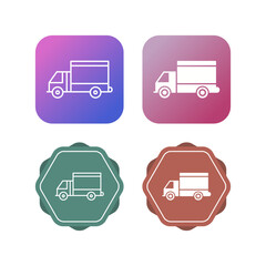 Sticker - Heavy Truck Vector Icon