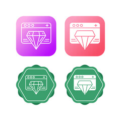 Sticker - Quality Site Vector Icon