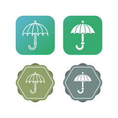 Poster - Umbrella Vector Icon