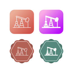 Poster - Oil Pump Vector Icon