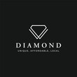 © Muji76 ijum13719@gma - Creative luxury diamond logo template design. Logo for business, jewelry, brand and company.