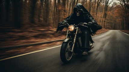 Poster - The Grim Reaper rides fast to take someone's life