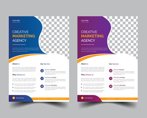 Modern Creative Corporate business, cover modern layout, annual report, poster, flyer in A4 template