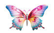 FlutterWings Fantasy A Single Toy Butterfly Garden Isolated On Transparent Background