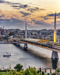 Wall Mural - Atatürk Bridge in Istanbul, Türkiye 