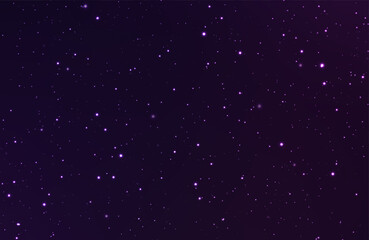 Wall Mural - space background with shining stars. starry night with shiny stars in the gradient sky. magic color 