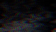 © Артём Ковязин - Realistic TV Video Noise Grain Digital Computer Interference Distortion Glitch Overlay Texture. Bad Signal Error Display. VHS Effect.