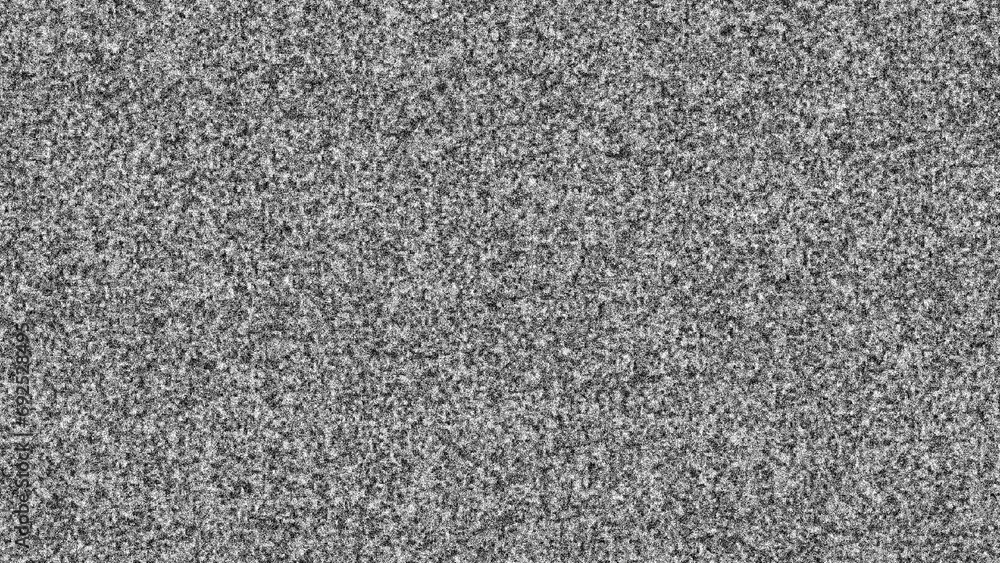 No Signal to monitor images. Static noise bad tv signal black and white images