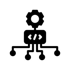 algorithm glyph icon