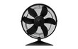 © Usama - Stylish Cooling Classic Black Fan on a White or Clear Surface PNG Transparent Background