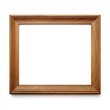 © MaxSimplify - Wooden picture frame isolated on white background
