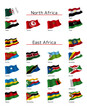 北・東アフリカ地域の国旗_英語表記