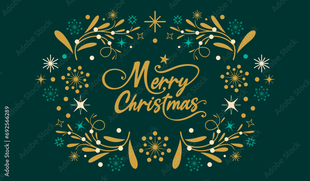 Christmas Banner Printable Card Vector Clipart With Christmas 