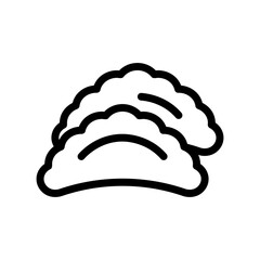 dumpling line icon