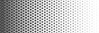 horizontal black halftone of unhappy and unsatisfied face design for pattern and background.