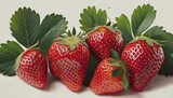 Strawberries .AI generation.