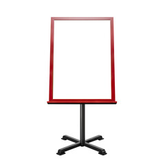 Sticker - Outdoor menu advertising stand, cut out