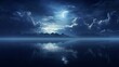 night sky and clouds
