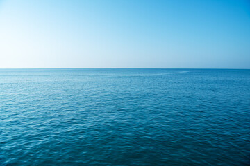 Wall Mural - Beautiful sea and sky on the summer day.