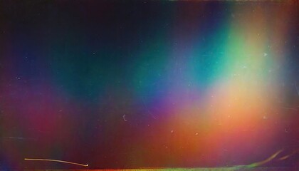 Wall Mural - Film projector lens rainbow art wallpaper.