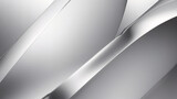 Grauweißer abstrakter Hintergrund mit fließenden Partikeln. Konzept der digitalen Zukunftstechnologie. Vektorillustration.