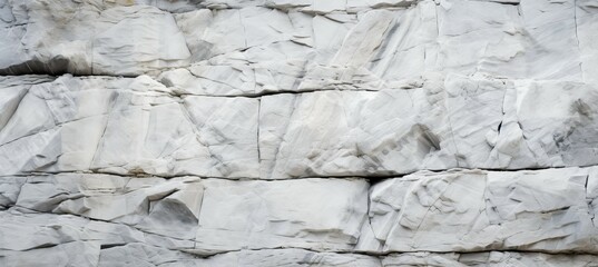 Wall Mural - white stone walltexture background. generative ai technology.