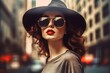 © sandra - image street city sunglasses h wearing woman street fashion beauty 1 person elegance caucasian ethnicity young adult model lifestyle portrait sensuality looking outdoors glamour female brown hair