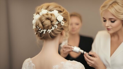 Wall Mural - portrait of a bride