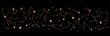 Star constellation. Night sky map, mystic astrology border. Milky Way galaxy celestial panorama wallpaper, space star constellation border or astronomy planetarium night sky map vector pattern
