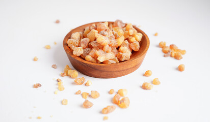 Wall Mural - Frankincense or olibanum aromatic resin used in incense and perfumes.