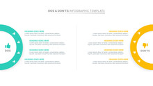 Dos And Don’ts Comparison Infographic Design Template