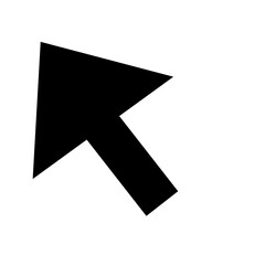 Poster - Left arrow up icon 