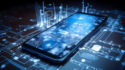 ux ui, mobile app user interface designs, digital software technology development concept. planning 