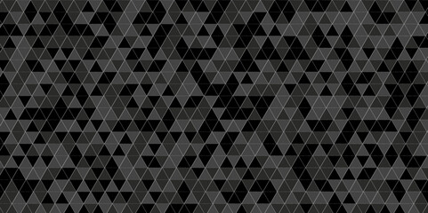 Seamless geometric pattern square shapes low polygon backdrop background. Abstract geometric wall tile and metal cube background triangle wallpaper. Gray and black polygonal background.