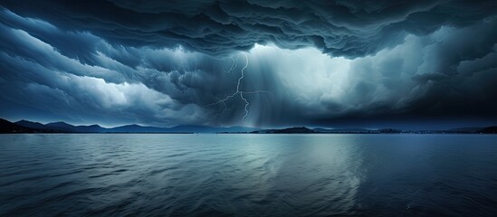 Poster - Epic stormy sky photo.