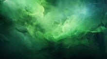 Green-colored Smoke, Green Smoke Background