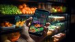 Effortless Grocery Shopping: Innovative App on Smartphone for Seamless and Convenient Online Shopping Experience