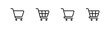  shopping cart icon set, shopping icon vector illustration 