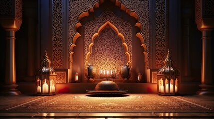 Wall Mural - interior of a mosque