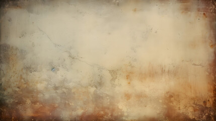 Wall Mural - Vintage distressed old photo light leaks and film grain dust and scratches texture overlay with vignette border marble texture. generative AI.