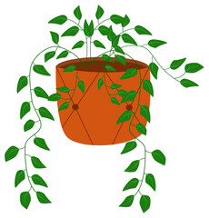 Wall Mural - potted plant stickers 9