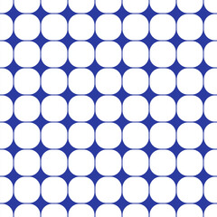 Wall Mural - Indigo Blue white seamless vector fashion print pattern